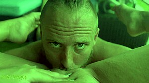 Asian Wife Gets Pussy Licked by White Guy in Pov