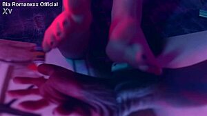 Tiny Foot Worship with Tickling Domination over Latina