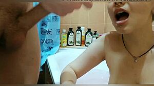 Stepsister Left Bathroom Door Open, So I Banged Her
