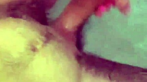 Hot masturbation in the bathroom!