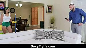 uhh, i mean, hot milf maid penny barber fuckin’ her owner hard with them big tits!