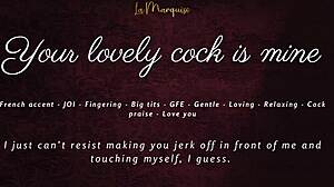 YOUR LOVELY COCK IS MINE - JOI ASMR GFE FRENCH ACCENT.