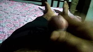 Panis sucking session gets wild with eager lips