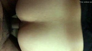 Culiando hard with my petite love in doggy at home