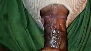 Masked Girl Gives Super Sloppy Deep Throat