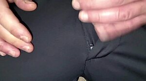 Kinky Masseuse Flashes Feet and Ass While Dirty Talking to Old Client