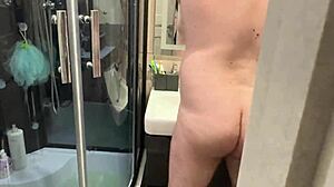 stepdaughter begs stepdad to fuck her tight 18+ pussy in doggystyle and gets cum on tits