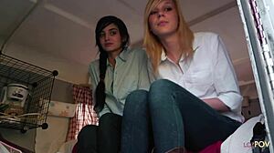 Holy! Lesbian Threesome Shows Epic Pussy Eating and Fingering Skills!