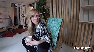 ersties nat invites friends for first lesbian sex