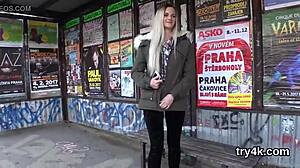 Natural teen 18+ gives BLOWJOB in POV, gets TWAT REAMED