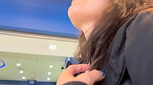 offering cash to tourist for steamy lesbian sex at home