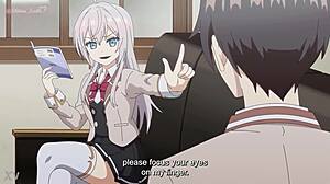 alya hypnotizes innocent man into assfucking, anal, and shaved pussy tricks in anime hentai style.