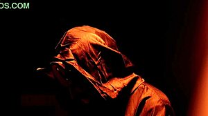 i explore my desires in incubus cosplay, touching myself gently.