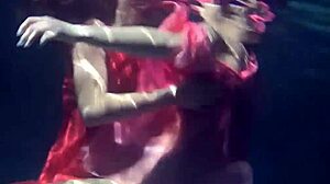 Lilia Mihalkova and Natalia Kupalka Engage in Underwater Lesbian Activities in the Pool