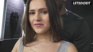 Serina Gomez, take that rough anal from big black cock, show your limit!
