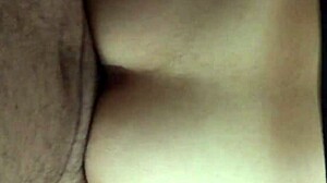 Culiando hard with my petite love in doggy at home