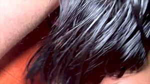 i bent over my curvy exchange partner for rough public sex while parents were out