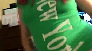 Amateur whore dances seductively in tiny underwear showing off her body