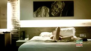 Spy cam catches cuckold wife unaware while husband watches audio