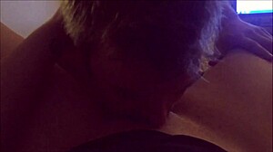 Watch from her view as I eat her naughty pussy out