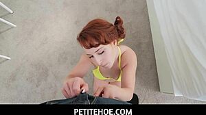 oh man, i cant even... this tiny ginger slut alice marie is unreal, ya know?