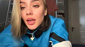 My best friend's girlfriend surprised me with a special moment while he was at the store.