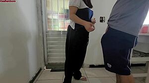 My neighbor always sends her daughter to my place