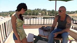 i helped alexa nicole break into the business by fucking her shaved pussy in doggystyle and cowgirl