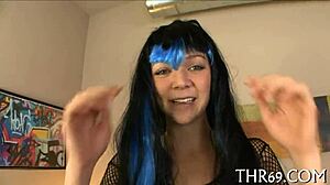 that nasty mature teen got a tight pussy facial with cum in her mouth