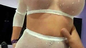 met a stranger on dance floor, removed condom for big ass creampie