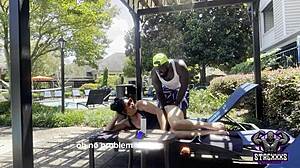 Stacxxxs Presents A Day At The Pool ~ Hawaiian Angel In Doggystyle Bent Over Mature Gay Bareback Riding Creampie Interracial Big Black Cock.