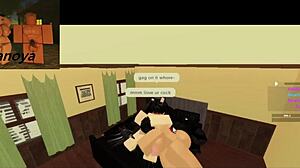 Kids going door to door for candy on Halloween night, saying trick or treat