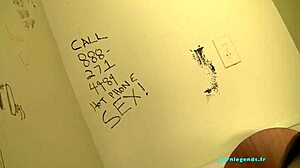 Vicky Vixen Sucks Big Black Cock Through Gloryhole