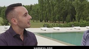 Jadilica's bubble butt gets hardcore fucking from Raul Costa outdoors in lingerie