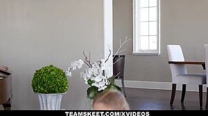 i love watching this tight blonde pussy leak cum after a wild ride