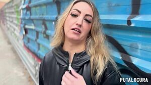 spanish teen cloxy caught by torbe, swallows cum