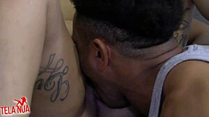 Teen slut gets ass pounded after gym!