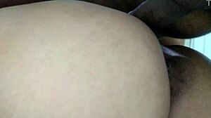 Horny latina masturbates her pussy on the floor quickly