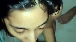 Watch me cum on her face in this homemade threesome with petite amateurs.