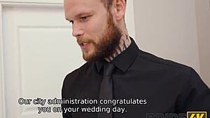 Bride4k Kinky Call of the Homeland - Flexible Russian Bride in Wild Married 4some Cuckold Group Sex.