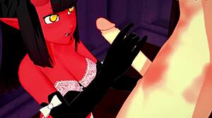 I am meru the succubus, experiencing intense hard sex in this fantasy
