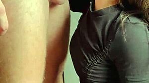 She took in the whole dick, a real throat pie