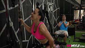 Hot Milf Seeks Attention In Gym And Gets Fucked