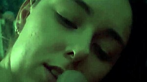 Latina sucking husband until cum in mouth on long car trip