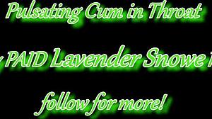 Alt Goth Beauty Delivers Sloppy Deepthroat for Intense Orgasm