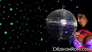 Romi Stuffs Her Shaved Pussy with Toys in Crush Girls!