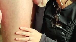 throatpie so sloppy, she sucked every damn drop outta that cock, man