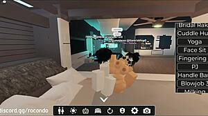 I had a new session with the beautiful bitch in roblox, bending her over for doggystyle