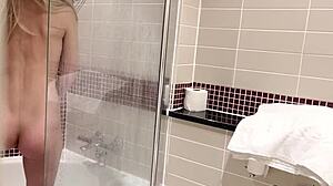 Stepmother and son share a hotel bed casually