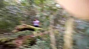 Flashing Pussy in Ecological Park